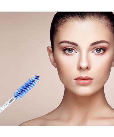 YEASHINE 200 Pcs Disposable Blue Eyelash Mascara Brush Applicator - Lash Makeup Stick - Buy Online on GoSupps.com