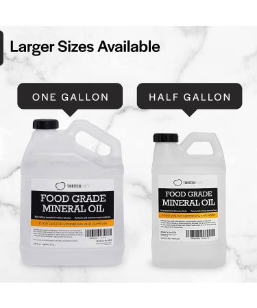 Thirteen Chefs Cutting Board Oil - Food Grade Mineral Oil for Cutting Boards & Countertops - 8 Fl Oz - Made in USA - Buy Online on GoSupps.com