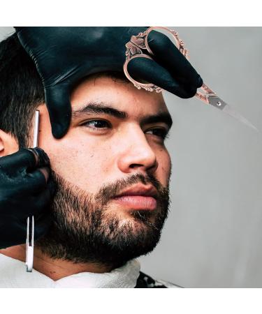 Buy Portable Beauty Scissors - Wear-Resistant Reusable Eyebrow & Nose Hair Scissors | Dark Red | International Shipping Available - Buy Online on GoSupps.com