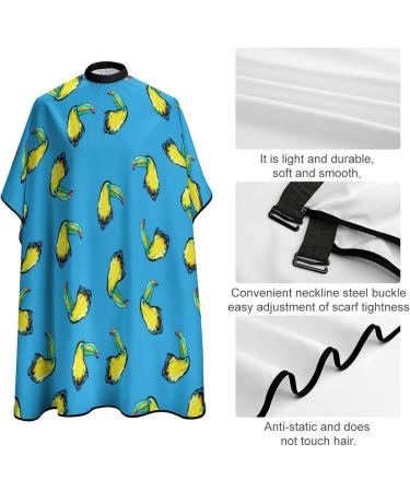 Shop Toucan Pattern Barber Cape - Professional Salon Hair Cutting Apron for Men & Women | International Shipping - Buy Online on GoSupps.com