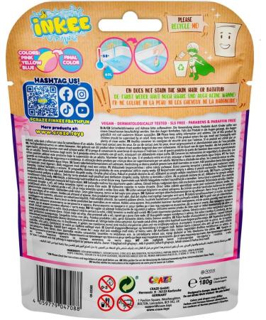 Inkee Rainbow Complete Sales Display - 15x Children s Bath Bombs Colorful Layered Rainbow Swimming Balls with Marshmallow Fragrance & Almond Oil - Buy Online on GoSupps.com