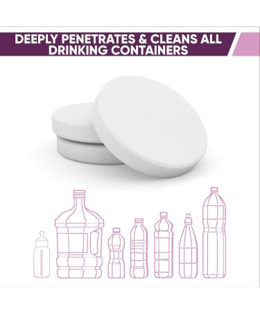 Baby Water Bottle Cleaning Tablets - 30 Pack Natural Cleaner for Milk Bottles & Tumbler - Eco-Friendly & Individually Packed - Buy Online on GoSupps.com