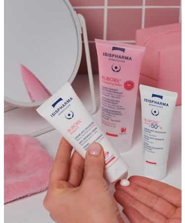 ISISPHARMA RUBORIL Cleansing balm 100 ml - Soothing cleansing melting balm - Eliminates impurities - Dry and sensitive skin - Innovative texture - Unscented - Made in France - Buy Online on GoSupps.com