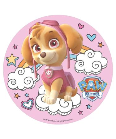 Dekora 160163 for PAW PATROL fans Round 20cm 8 inch Edible WAFER cake topper. Licensed Product. Dekora.