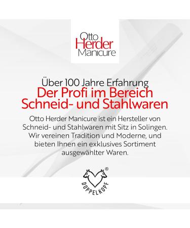 Otto Herder Manicure Splinter Tweezers 9.3 cm - Stainless Steel Pointed Tip Precision Tweezers for Flawless Grooming - Buy Online on GoSupps.com