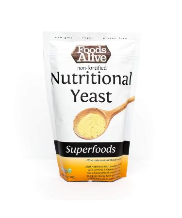 Foods Alive Non-Fortified Nutritional Yeast | 6 oz Superfood for Enhanced Nutrition - Buy Online on GoSupps.com