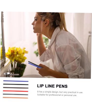 POPETPOP 6pcs Line for Using Lip Eyebrow Resistant Positioning Salon Waterproof Women Pencil Pen Shaping - Buy Online on GoSupps.com