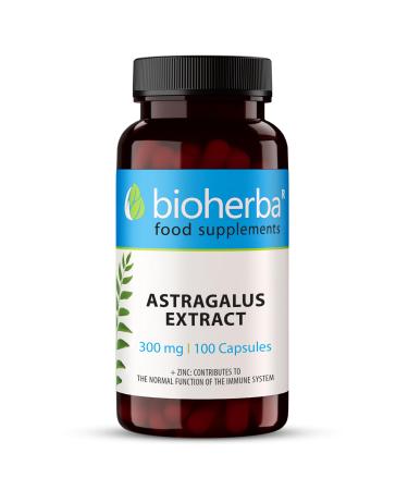 Astragale 100 G lules de 300 mg | Extrait de racine avec zinc par BIOHERBA
