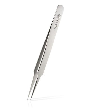 Rubis Tech precision tweezer 4 -SA - 110 mm - Ultraic Technical tweezers with precision tip straight ahead 0.1 mm anti -timing acid -resistant