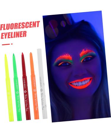 Didiseaon 5pcs Halloween Paint Pen Women Makeup Tool Eyeliner Fluorescence Glow Eyeliner Pencil Plastic 12.00X0.80X0.80CM Assorted Color - Buy Online on GoSupps.com