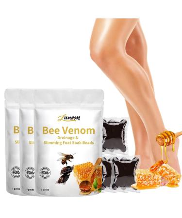 Lukmlca Bienengift Fußbad Lukmlca Bienengift-Perlen Lukmlca Bienengift Lymphdrainage Fußbad Lukmlca Bienengift lymphatic foot ointment (3 pack)