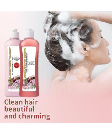 Onion Biotin and Rosemary Shampoo and Treatments Set Onion Shampoo With Biotin Rosemary Onion Shampoo for Stronger Thicker and Longer Hair Soft Shine Hair Growth 248ml - Buy Online on GoSupps.com