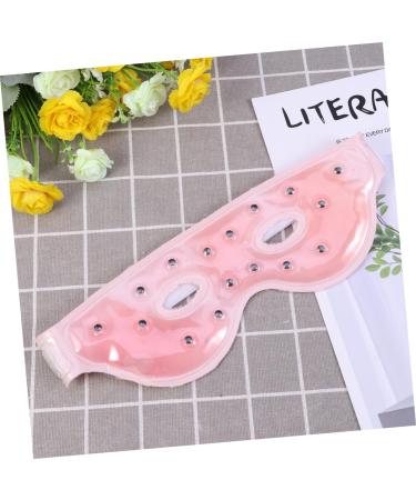 FRCOLOR 1pc Unzip Nap Mask Sleep Care Eye Patch Cold Compress Eye Mask Anti-fatigue Eye Mask Gel Eye Mask To Sleep Pink Bead - Buy Online on GoSupps.com