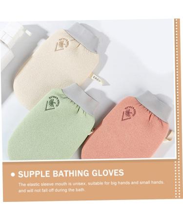 Healeved Double Sided Bath Gloves 2pcs - Body Wash Scrubber for Adults & Kids - Korean Exfoliating Shower Mitt - Cleansing Back Scrubber - Buy Online on GoSupps.com