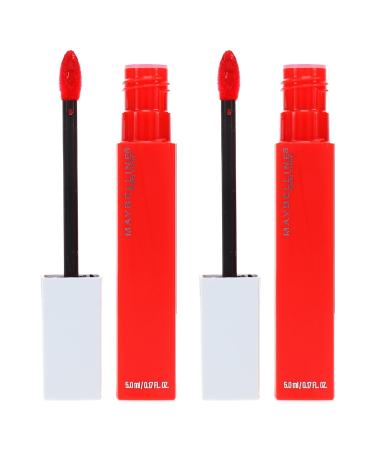 Maybelline SuperStay Matte Ink Liquid Lipstick 320 - Pack of 2 - Buy Online on GoSupps.com
