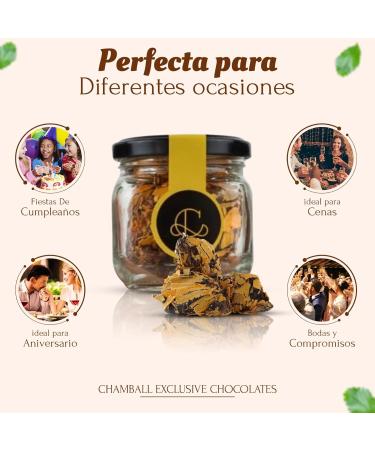 CHAMBALL 15 Chocolate Truffles with: Mango Strawberry and Orange Ideal to taste and to offer - Box of Belgian Artisan Chocolates - Assortment of Premium Chocolates of Belgian Origin - Buy Online on GoSupps.com