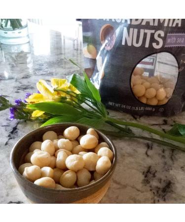 RKBROTHERS Kirkland Signature Dry Roasted Macadamia Nuts with Sea Salt 680g (Pack of 2) - Buy Online on GoSupps.com