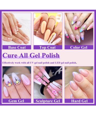 UV Nail Light Nail Lamp INFILILA Mini Professional UV LED Nail Lamp 180 Opening Design USB Nail Dryer Portable UV Light for Nails Curing All Gels 16W Quick-Drying UV Lamp for Single Finger - Buy Online on GoSupps.com
