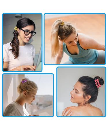 DeaLott 30Pcs Spiral Hair Ties - No Crease Elastic Coil Ties for Girls, Women, and Teens - Large Size 30 Colors - Buy Online on GoSupps.com