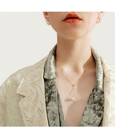 Necklace Silver Shell Necklace Simple Fashion Versatile Clavicle Chain Advanced Design Tassel Necklace Ladies Necklace - Buy Online on GoSupps.com