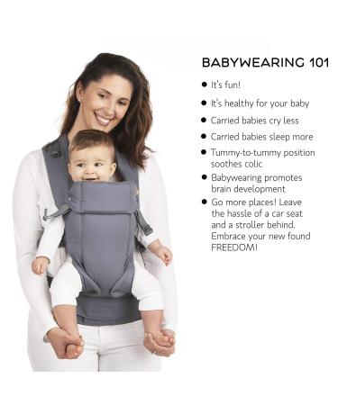 Beco Gemini Cool Baby Carrier - All Positions Newborn to Toddler | Ergonomic Baby Hiking Backpack | Adjustable Seat | 7-35 lbs | Dark Grey - Buy Online on GoSupps.com