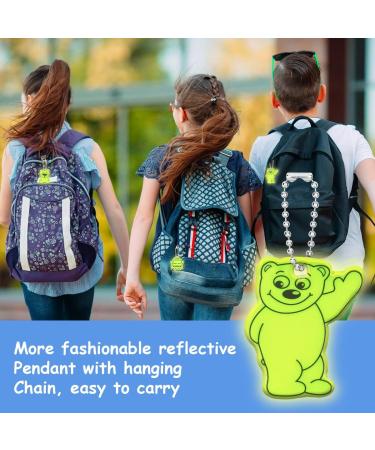 OSDUE Reflective Pendant - Waterproof Safety Reflector for School Bag, Wheelchair, Bicycle & Pets - Buy Online on GoSupps.com