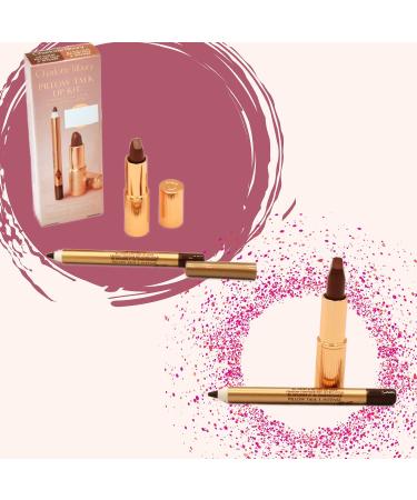 CHARLOTTE TILBURY Mini Pillow Talk Duo Lip Kit - Travel Size Lip Makeup Set - Buy Online on GoSupps.com
