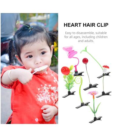 Lurrose 56pcs Pea Mini Sprout Barrettes for Women | Novelty Bean Simulation Butterflies Hair Clips | Creative Toddler Party Headwear - Buy Online on GoSupps.com