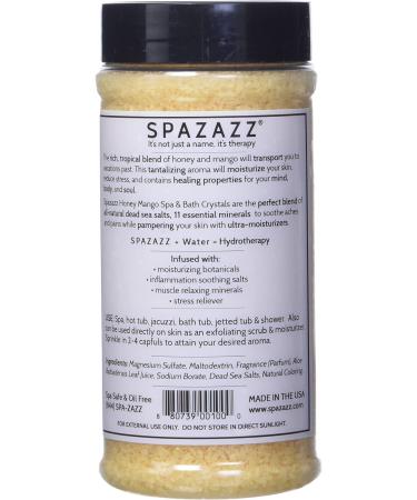 Spazazz Honey Mango Aromatherapy Spa Crystals - 17 oz (2 Pack) - Buy Online on GoSupps.com