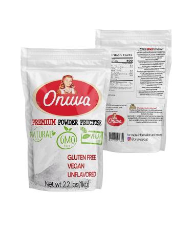Onuva Fructose Powder 2.2lb (1kg) - Digestion Supplement & Keto Sugar Substitute - Pure Cane Sugar Alternative - Pack of 1 - Buy Online on GoSupps.com