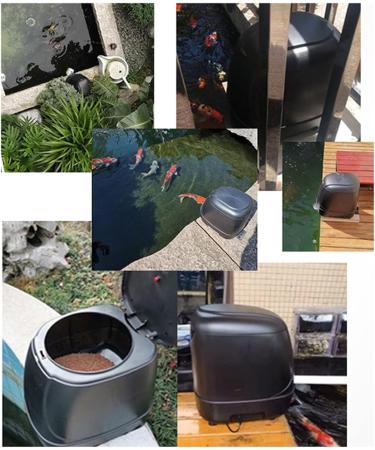 CUEI Automatic Fish Feeder 10L Large Capacity Pond Outdoor Intelligent Automatic Fish Food Feeding Dispenser Multi Gear Adjustment Control Fish Food Timer for Garden Pond Aquarium Koi Fish - Buy Online on GoSupps.com