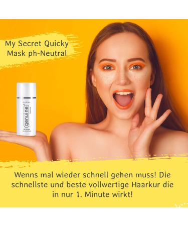 My Secret Quicky Masque de soin de 60 secondes r g n re/vitalise les cheveux pr vient la casse des cheveux genuine haircare - Buy Online on GoSupps.com