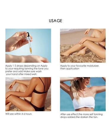 Golden Glow Self Tan Oil Drops | Vegan & Cruelty-Free | 1 fl oz 30ml - Buy Online on GoSupps.com