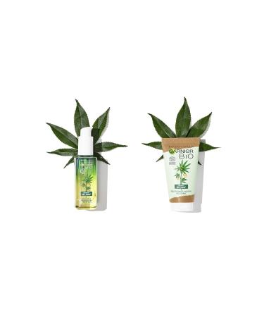 Garnier Bio Hemp Night Oil - Vegan Facial Care for Relaxation & Regeneration | 30 ml (Pack of 3) - Best for Stressed Skin - Buy Online on GoSupps.com