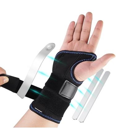Pyrrhonian Adjustable Wrist Bandage with 3 Stays - Ideal for Arthritis Tendonitis & Sports Protection | S/M Size for Men & Women - Buy Online on GoSupps.com