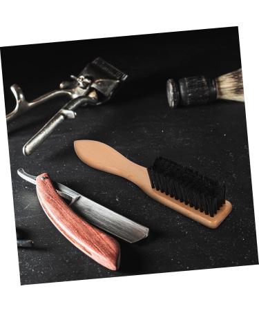Minkissy Beard Brush - Beech Wood Handle & Wild Boar Bristle | Premium Mustache & Beard Comb for Men | Essential Grooming Tool - Buy Online on GoSupps.com