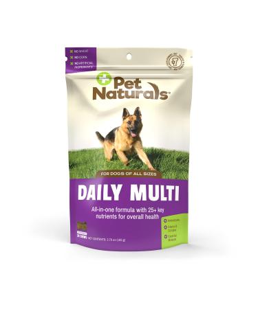 Pet Naturals Daily Multivitamin for Dogs - Yummy Chews with Amino Acids, and Antioxidants - Supports Energy, Metabolic Function and Pet Wellness 30 Chews Dogs
