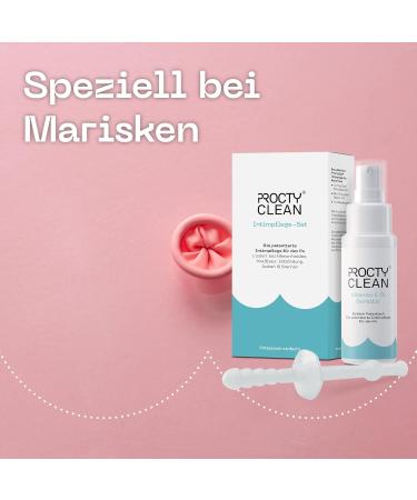 ProctyClean Intimate Care Set: Patented Relief for Hemorrhoids & Anal Fissures | Soothing Care for Men & Women - Buy Online on GoSupps.com
