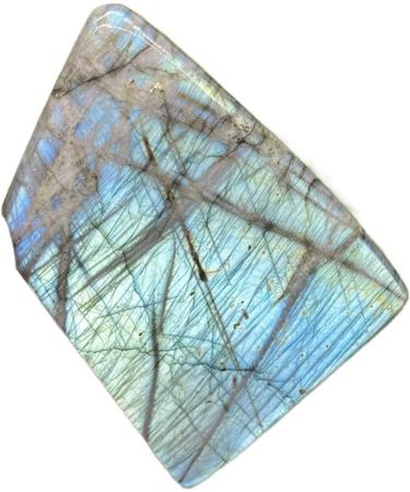 FLYIFE 1PC 500-1000g Natural Crystal Moonstone Raw Gemstone Ornament Polished Quartz Labradorite Handicraft Decorating Stone Natural Stones Gift (Color : 900-1000g) - Buy Online on GoSupps.com