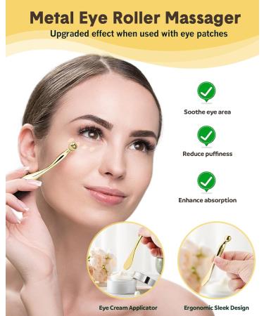 Lictin Reusable Silicone Eye Patches Firm & Lift Under Eye Treatment to Reduce Wrinkles & Fine Lines | Includes Metal Applicator & Tin Case - Buy Online on GoSupps.com