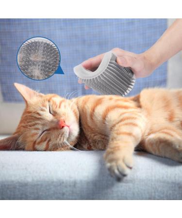 Nobleza 2 Pack Cat Brush with Catnip - Self Groomer for Cat Massage & Hair Removal | International Shipping Available - Buy Online on GoSupps.com
