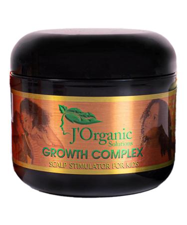 J'Organic Solutions hair growth Scalp stimulator ( Hair Grease for Kids) Softer, shinier, healthier hair, with Lanolin, Sweet Almond Oil, Castor Oil & More