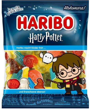  SWEET BUDDIES Harry Hermione Ron Luna & Draco Special Edition 160g Pack of 5 Candy Bags - Mixed Fruit Gum with Golden Snack Talking Hat Hedwig Owl and More - Edition - Buy Online on GoSupps.com