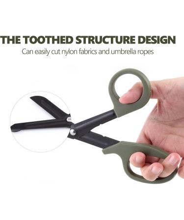 High-Quality Stainless Steel Trauma Scissors - 17.8 cm Curved Medical Scissors for First Aid & Breastfeeding | International Shipping Available - Buy Online on GoSupps.com
