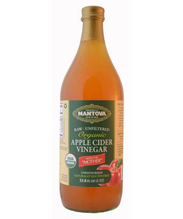 100% Raw-unfiltered Organic Apple Cider with "The Mother" 34 Oz (Pack of 2) 3.5 Pound