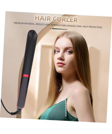 Dual-Purpose Portable Flat Iron & Hair Straightener - Adjustable Temperature Hair Styling Tool for Curls & Straightening - International Shipping Available - Buy Online on GoSupps.com