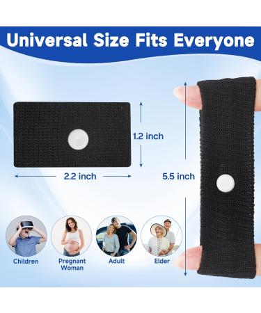 MEIYYJ Travel Sickness Bands for Adults and Kids - Motion Sickness Wristbands - 1 Pair (Black) - Buy Online on GoSupps.com