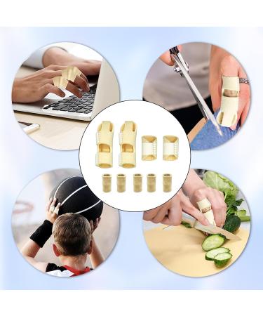 Jingegergome 4PC Trigger Finger Splint & 5PC Finger Brace | Adjustable Thumb & Pinky Finger Sleeves - Relief for Trigger Finger Pain - Buy Online on GoSupps.com