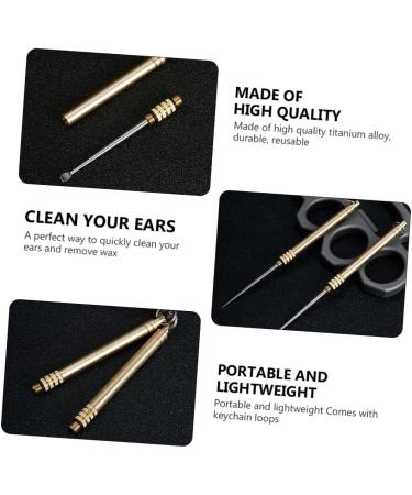 FRCOLOR Titanium Alloy Ear Spoon - Premium Ear Wax Remover Tool | International Shipping Available - Buy Online on GoSupps.com