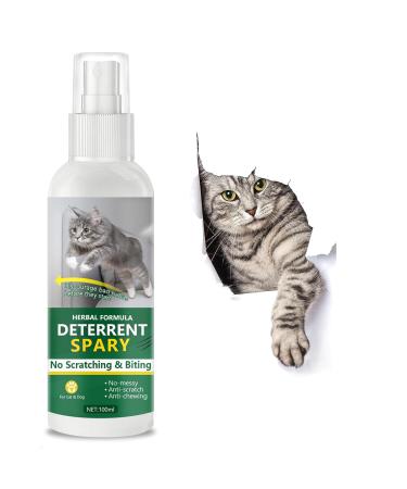 Memonotry Cat-Repellents-Spray Anti-Scratch-Spray for Cat Training & Deterrent Prevent Cat Scratching Furniture 1PCS(Cat Deterrent Spray)